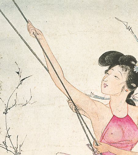 庐阳-胡也佛的仕女画和最知名的金瓶梅秘戏图